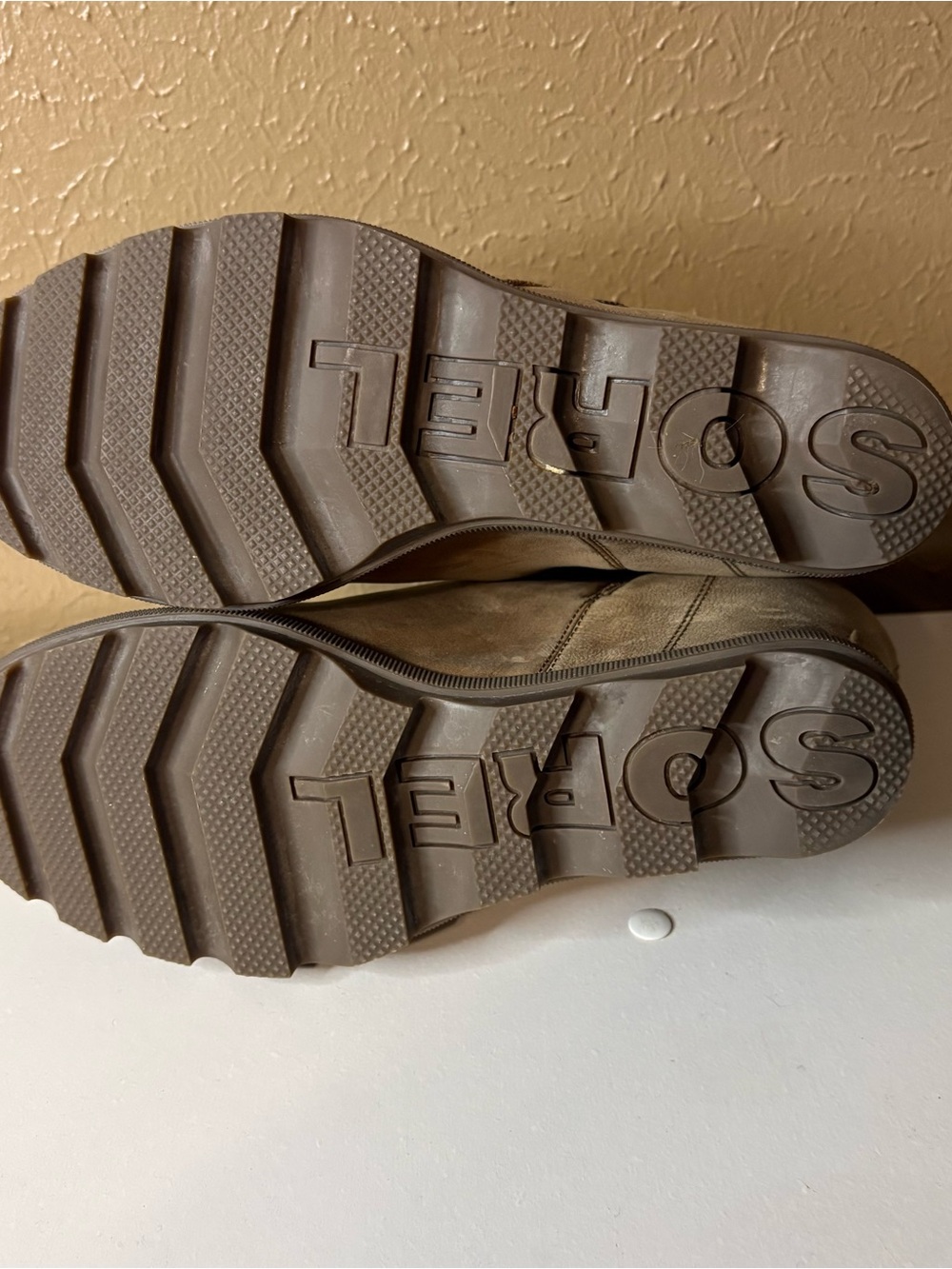Sorel Tan Suede Ankle Booties - Picture 5 of 8